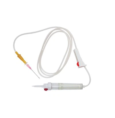 Kev Kho Mob Lag Luam wholesale Disposable Sterile IV Transfusion 150cm Nrog Koob